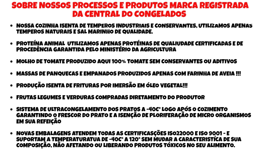 22 - LASANHA DE ABROBRINHA COM MOLHO BRANCO - 280G