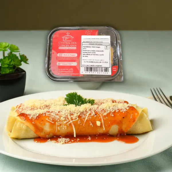 19 - PANQUECA DE QUEIJO COM MOLHO DE TOMATE 300G