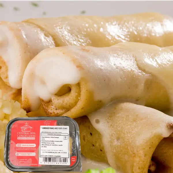 18 - PANQUECA DE FRANGO MOLHO BRANCO 300G