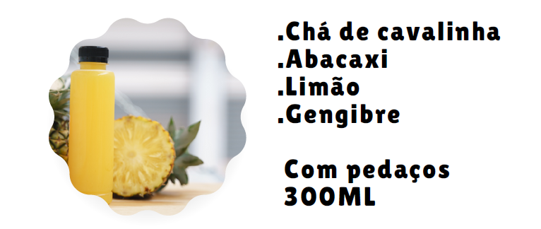52 - SUCHA CAVALINHA ABACAXI EQUILIBRIO 300ML