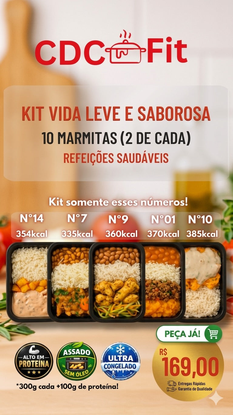 KIT VIDA LEVE E SABOROSA
