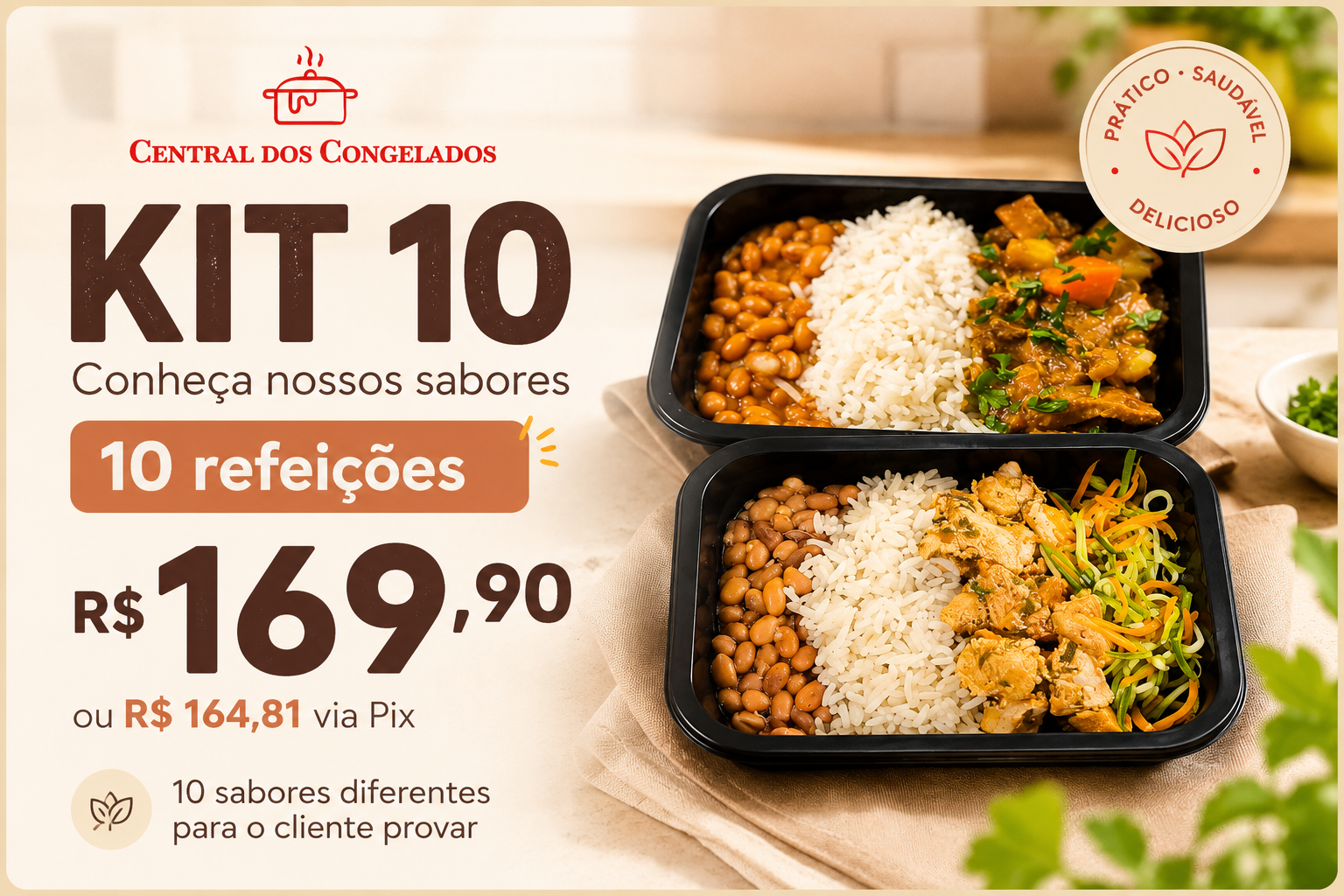 KIT 10 CONHEÇA NOSSOS SABORES